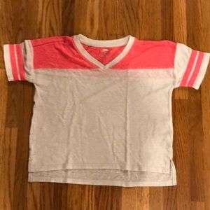 White and pink shirt